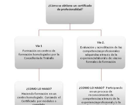Certificados de profesionalidad. Cómo se obtienen